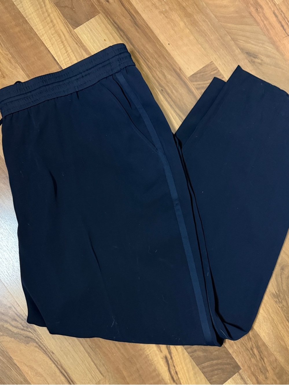 Jones New York Navy Stretch Straight-Leg Pants